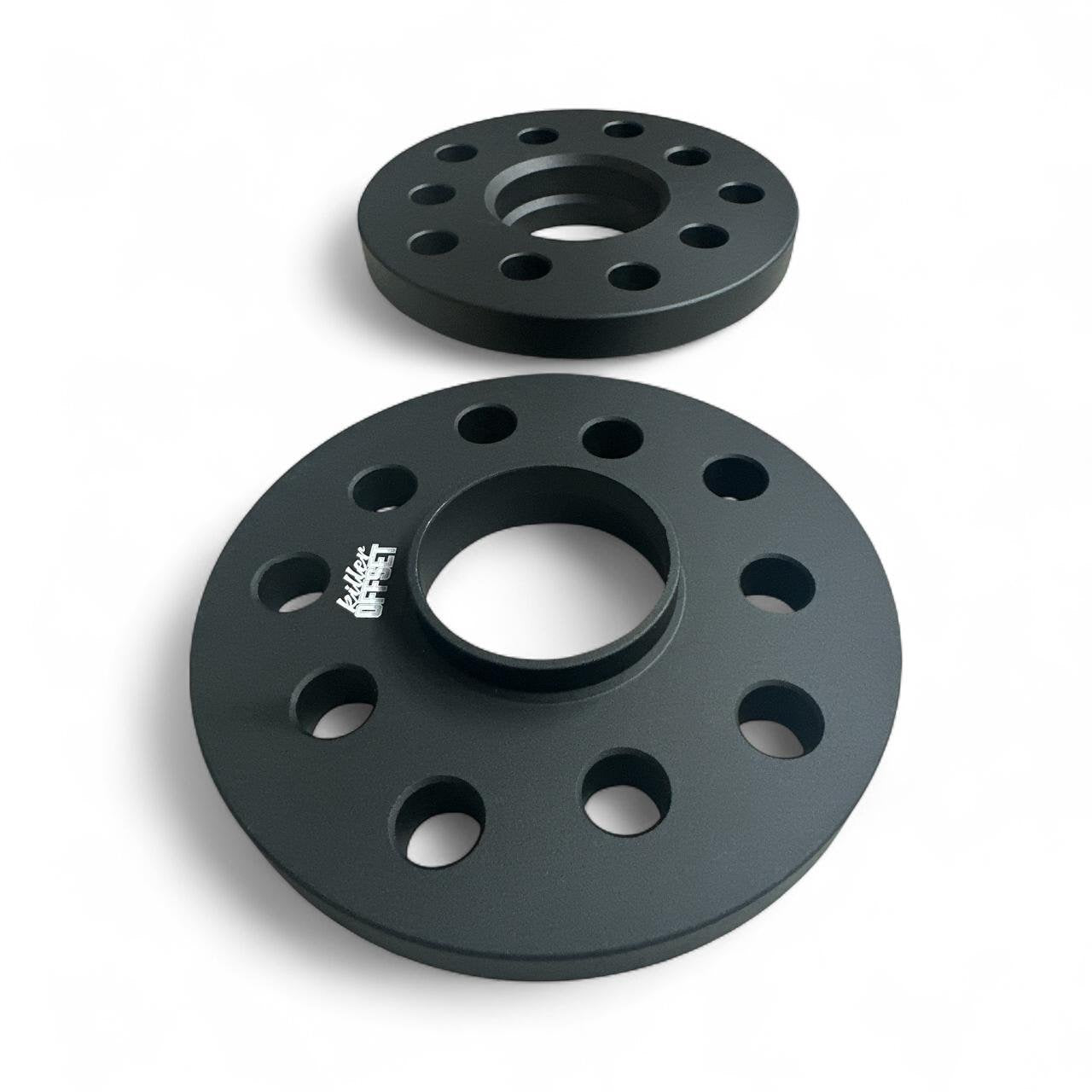 Killer Offset® Premium Wheel Spacers 10mm 15mm 5x120 72.6mm With Bolts & Locks
