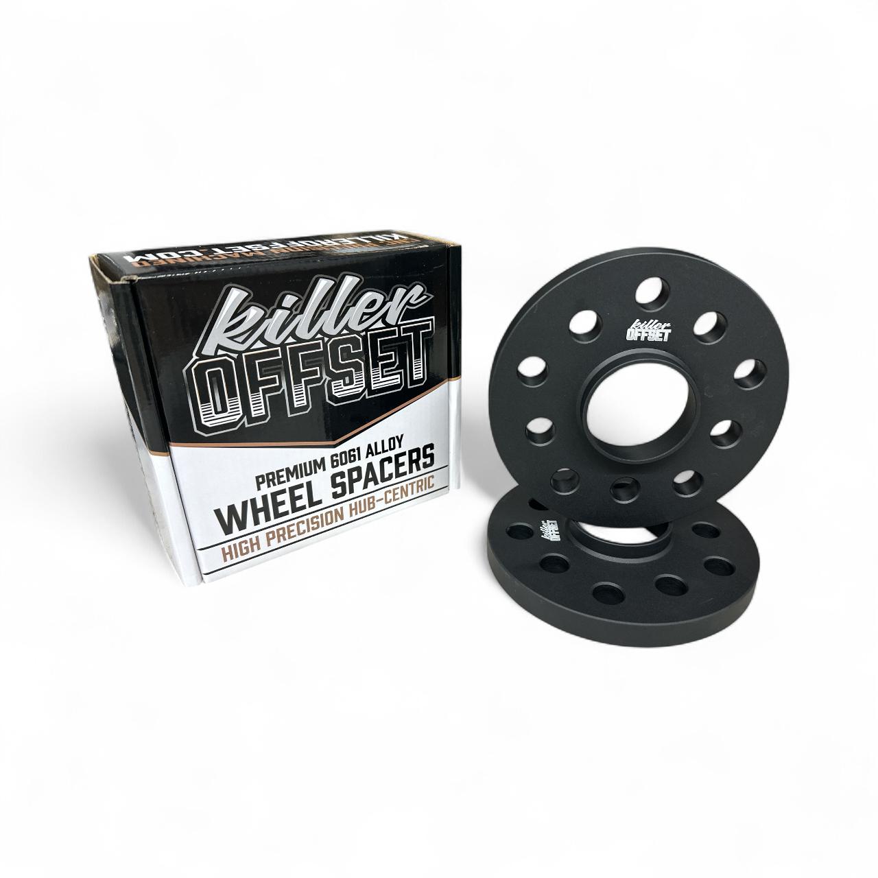 Killer Offset® Premium Wheel Spacers 12mm 5x100 5x112 57.1mm With Tapered Bolts