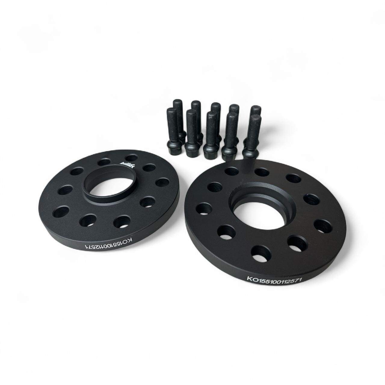 Killer Offset® Premium Wheel Spacers 12mm 5x100 5x112 57.1mm With Radius Bolts